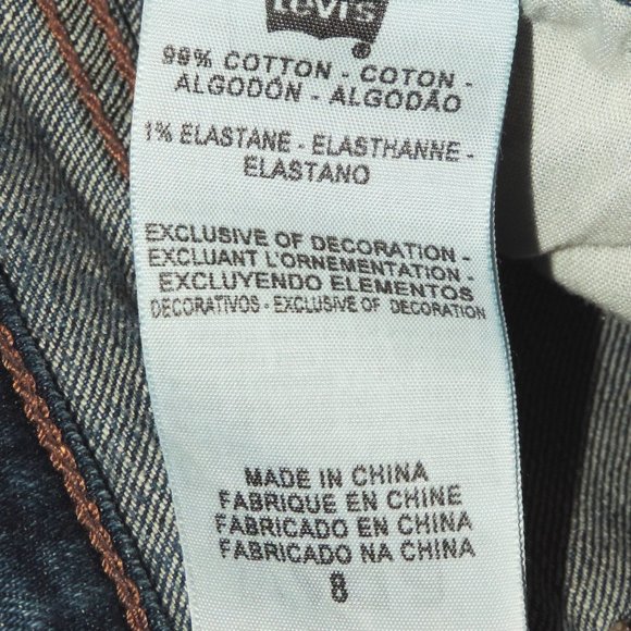 Levi's 515 Cuffed Denim Capris - Picture 4 of 7